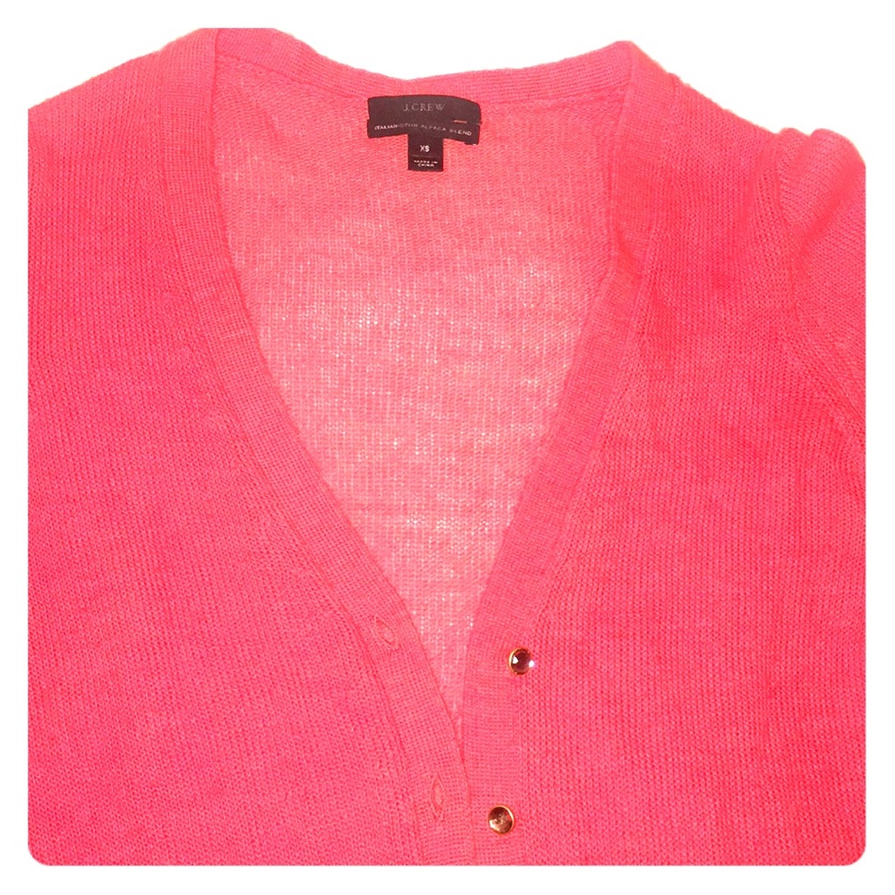 J. Crew Cardigan Alpaca Italian Blend